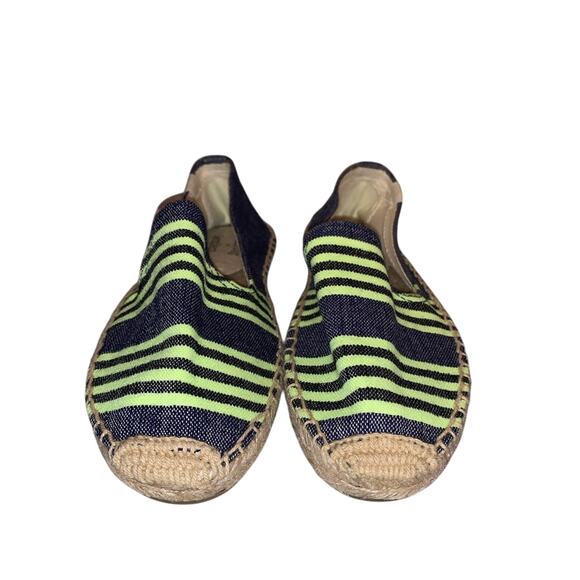 NWT Soludos x Lemlem Denim Striped Espadrilles - Picture 2 of 6
